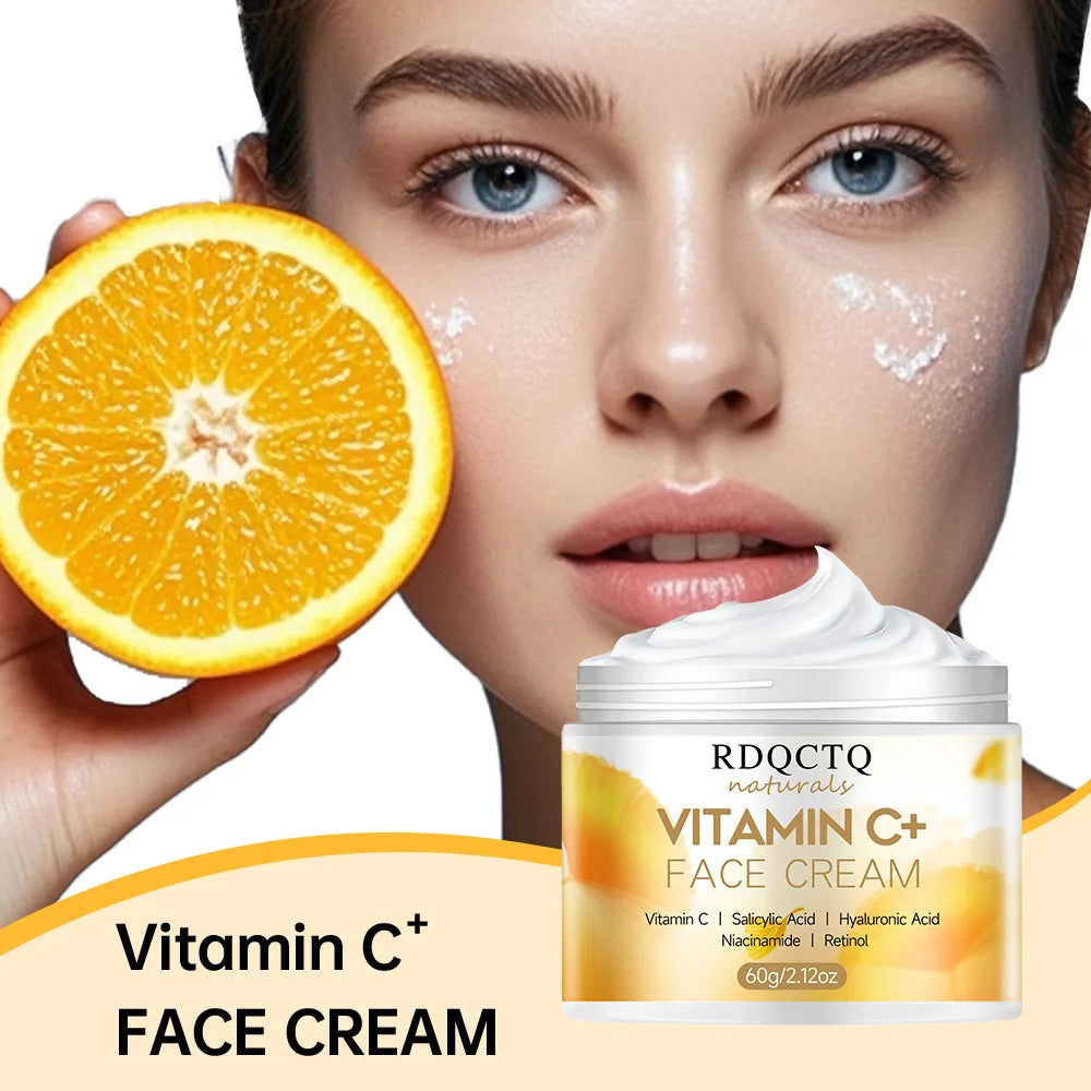 Vitamin C Brightening Cream & Serum Set – 2-Piece Skincare Duo