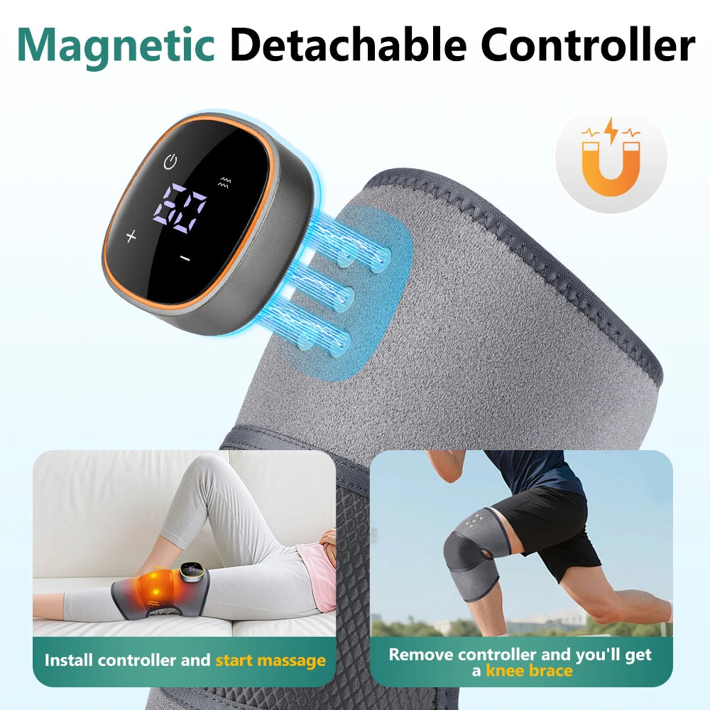 Heated Knee Massager – 3-in-1 Heat & Vibration Support