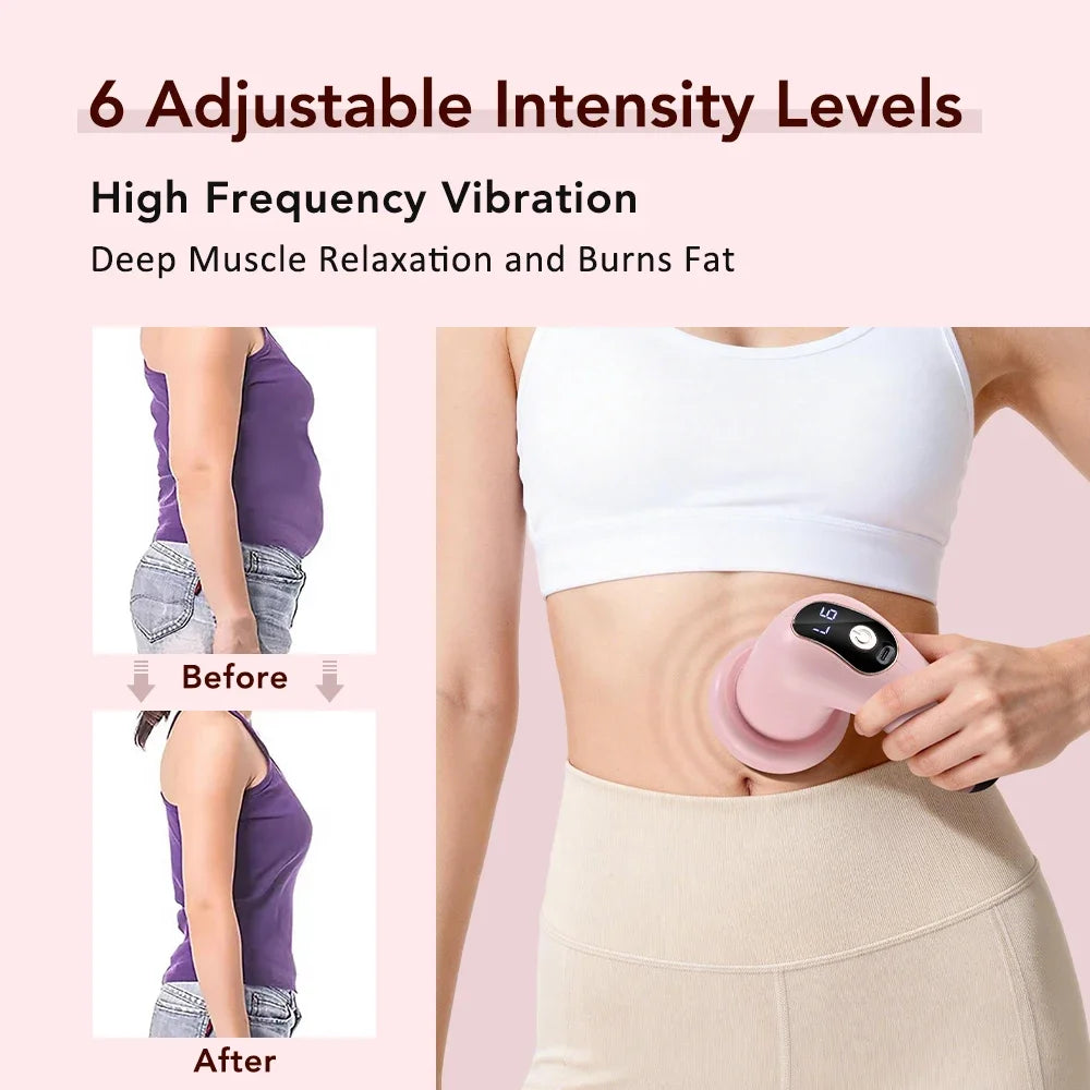 Electric Body Massager – 6-Level Vibration for Relaxation