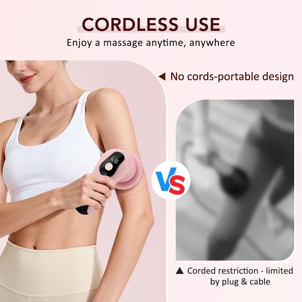 Electric Body Massager – 6-Level Vibration for Relaxation