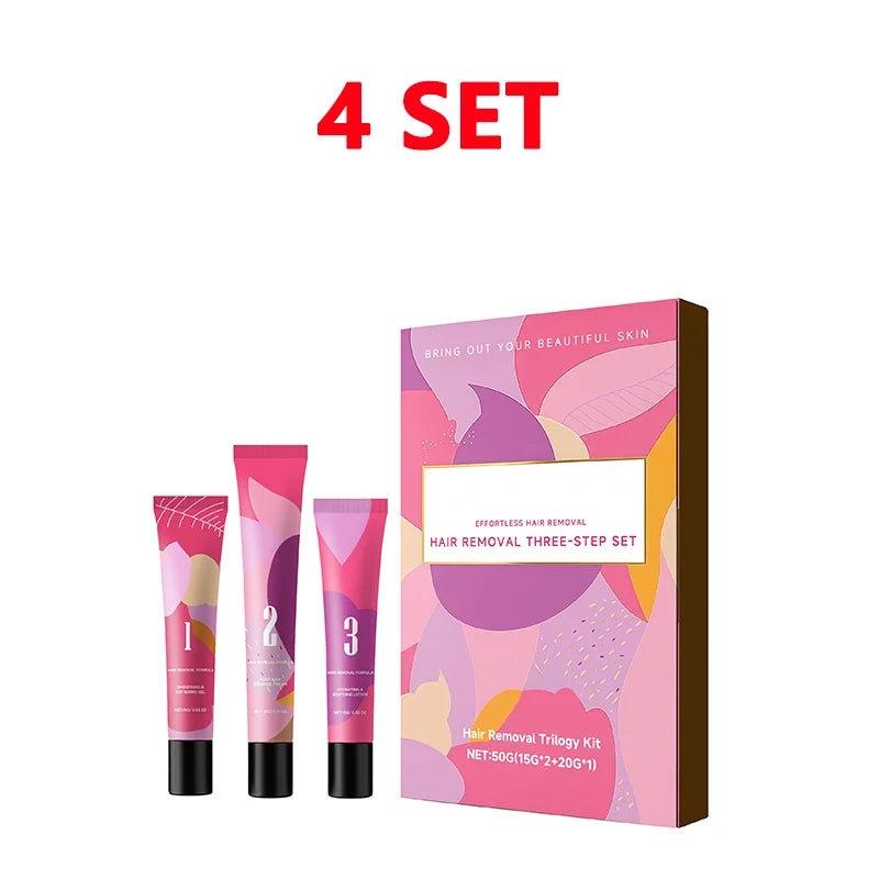 Facial Hair Removal Cream Kit – Gentle & Easy Hair Removal